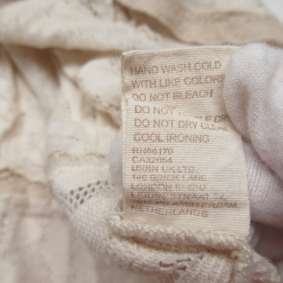 NWOT Anthropologie Let Me Be Sleeveless Embroidered Babydoll Blouse Blue Motif M - Picture 9 of 10